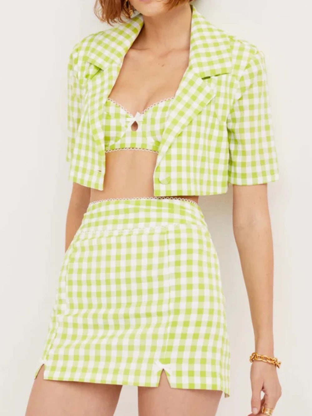 EUC For Love & Lemons Maureen Mini Skirt | Romantic Feminine Designer Skirt